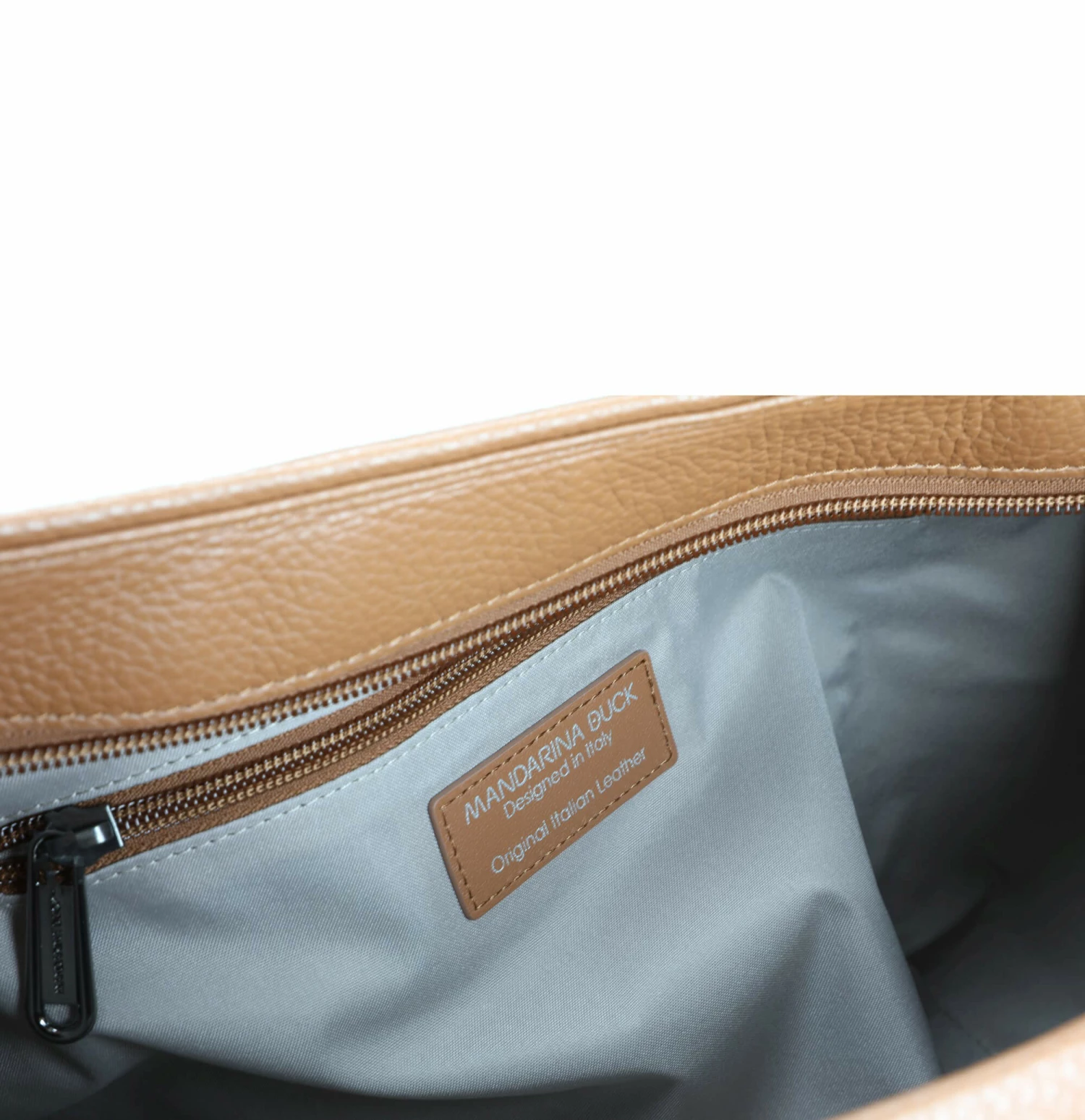 Mandarina Duck Mellow Leather Shoulder - Schultertasche 36 Cm – Bild 6