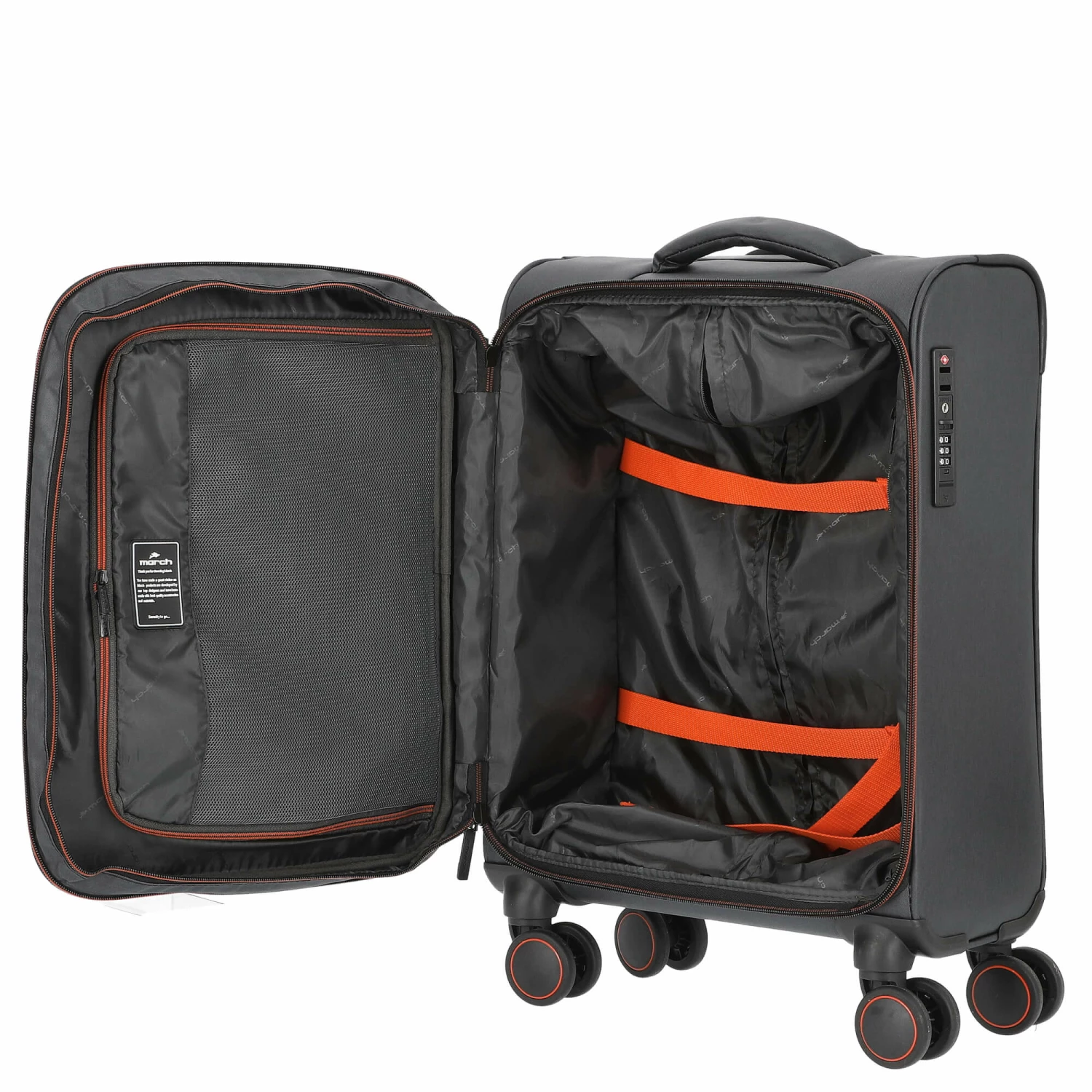 March 15 Seychelles - 4-Rollen Kabinentrolley S 52 Cm Erw. USB – Bild 6