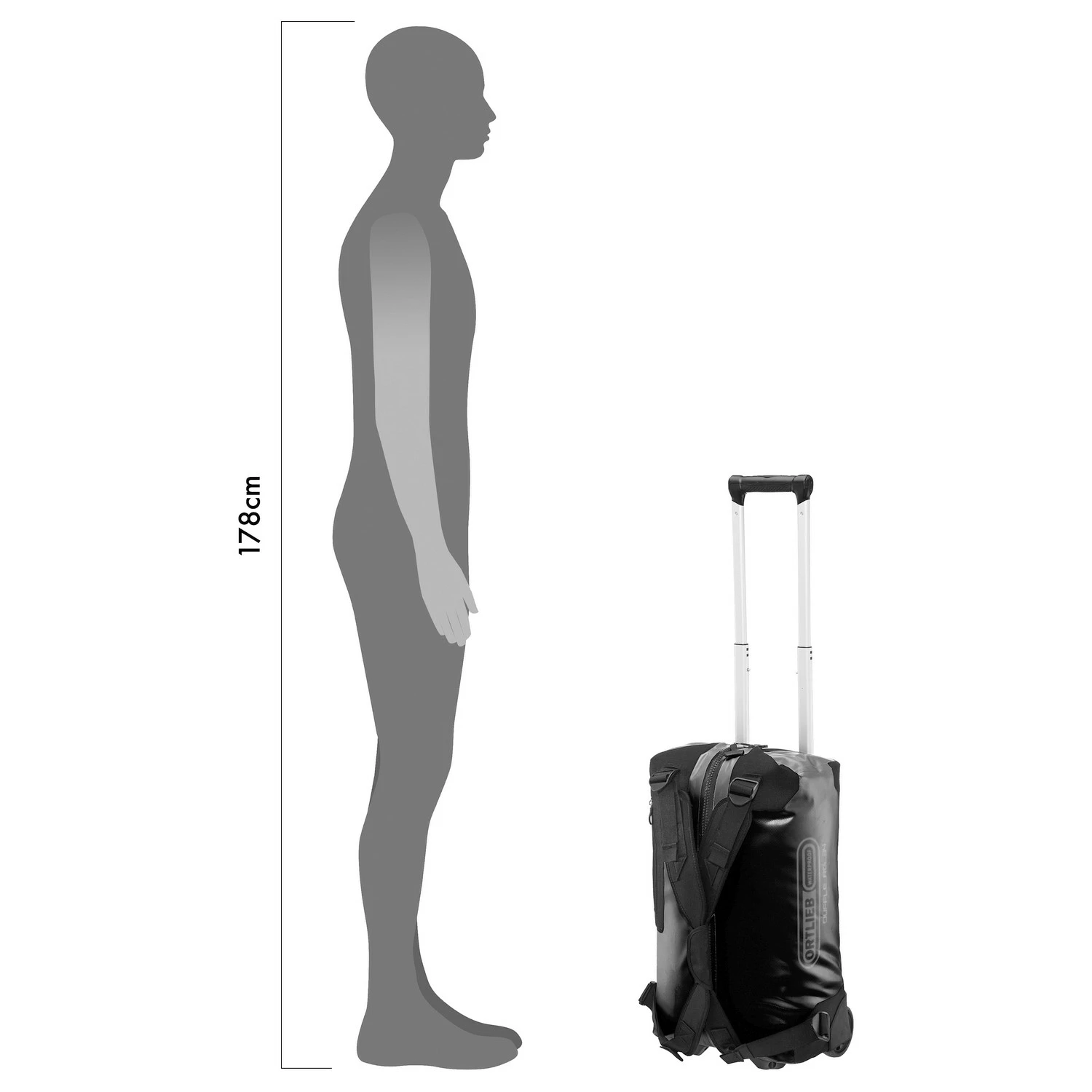 Ortlieb RG 34 - 2-Rollenrucksacktrolley 55 Cm – Bild 8