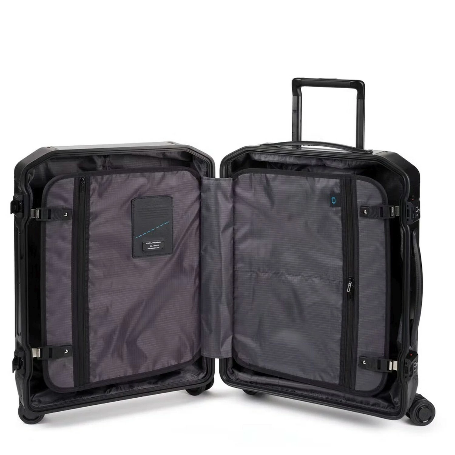 Piquadro PQ Alu - Ultra Slim 37 4-Rollen-Kabinentrolley 55/20 Cm – Bild 2