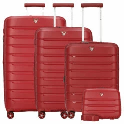 Roncato Butterfly - 4-Rollen Trolley Set + Beautycase 4tlg. Erw.