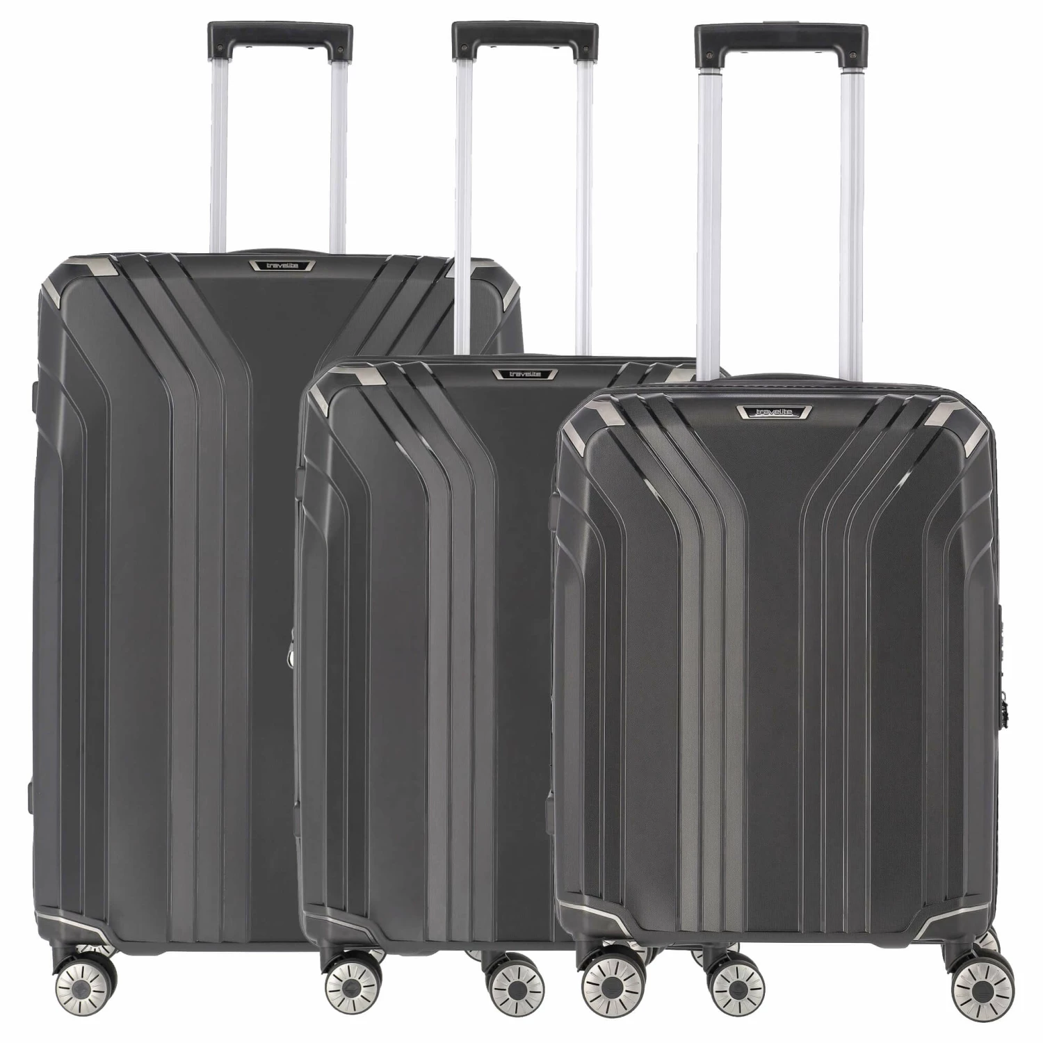 Travelite Elvaa - 4-Rollen-Trolley Set 3 Tlg.